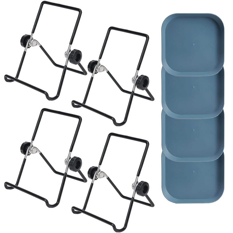 TONGNENGLIU Stainless Steel Sprouting Stands TrayFor Wide And Regular Canning Jars HolderFor Make Sprouts Broccoli Lentil SeedsAlso Used To Phone Tablet StandC4Pcs Small