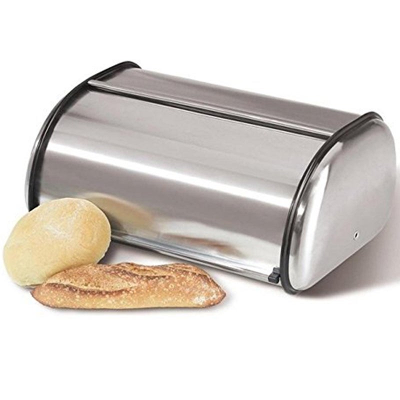 Home-it HOME IT Stainless Steel Bread Box for kitchen, bread bin, bread storage Bread holder 16.5x10x8 - Image 2