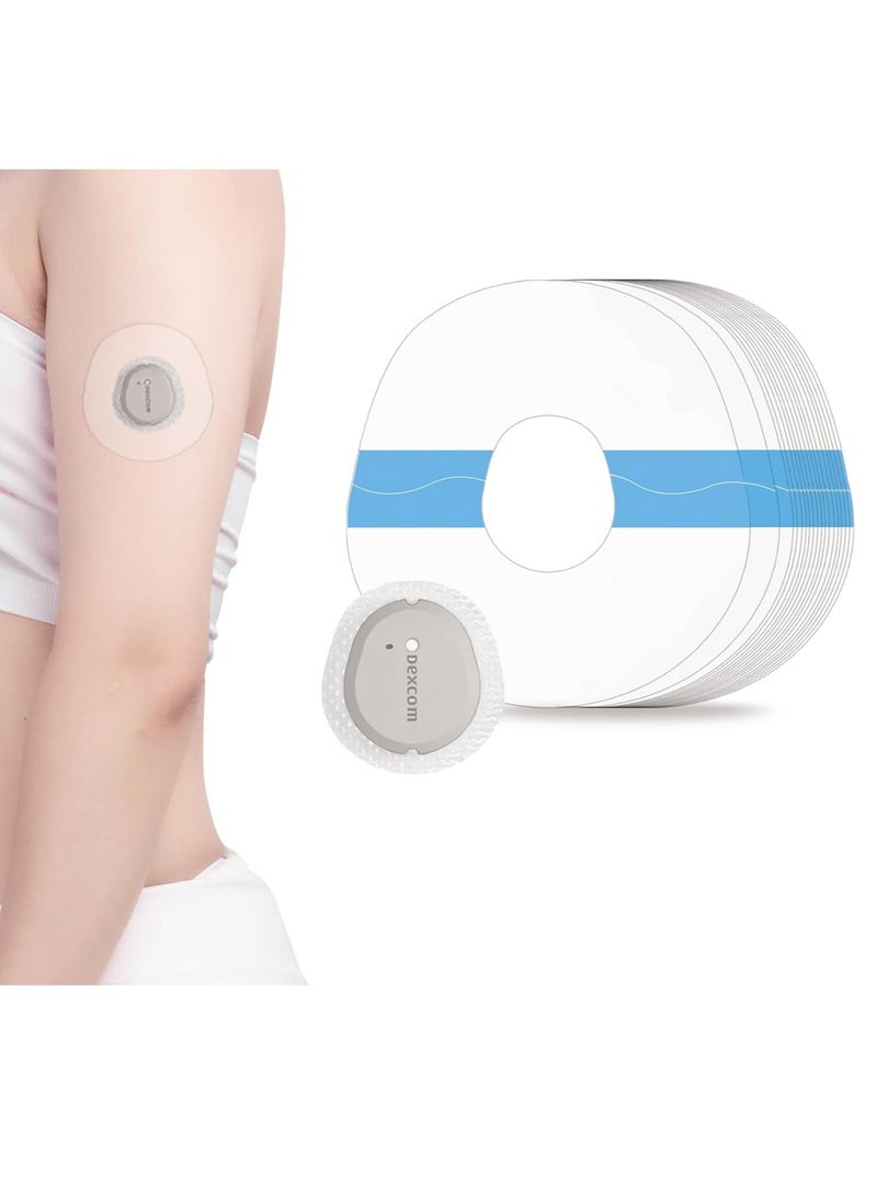 Excefore G7 Adhesive Patches Waterproof 60Pcs Overpatch for G7 Clear Latex Free Overlay Patch Strong Adhesion Long Lasting 10+ Days Sweatproof Breathable Easy to Use Hypoallergenic Latex Free - Image 1