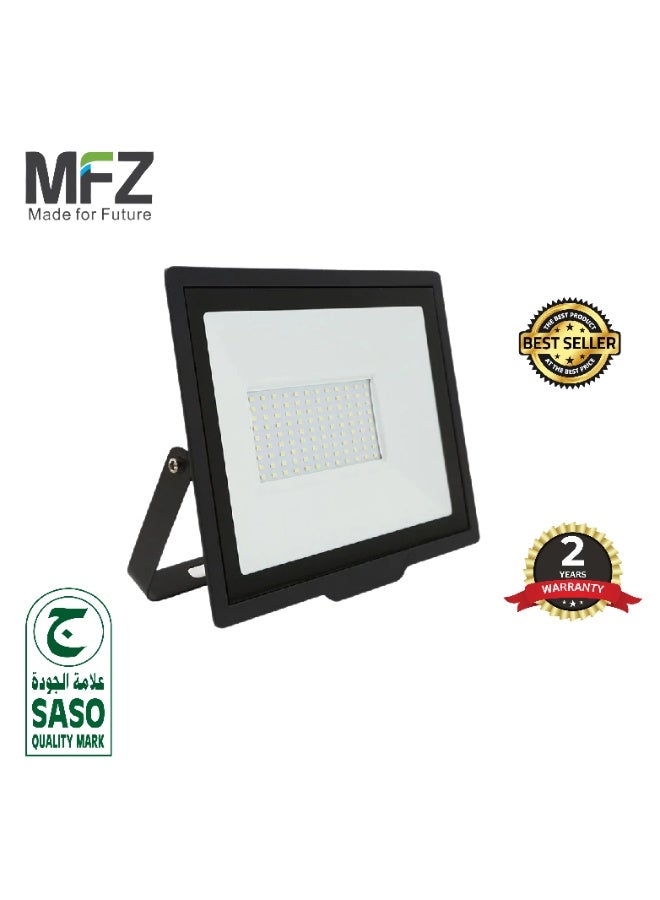 MFZ 100W LED Flood Light, 9000lm Bright Outdoor Light, Waterproof, Energy Saving, 30,000h Life - Image 1