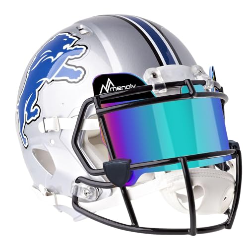 MENOLY Football Visor, Youth Football Helmet Visor, Scratch Resistant, UV Block, Facial Protection Visor for Football Helmet - Image 4