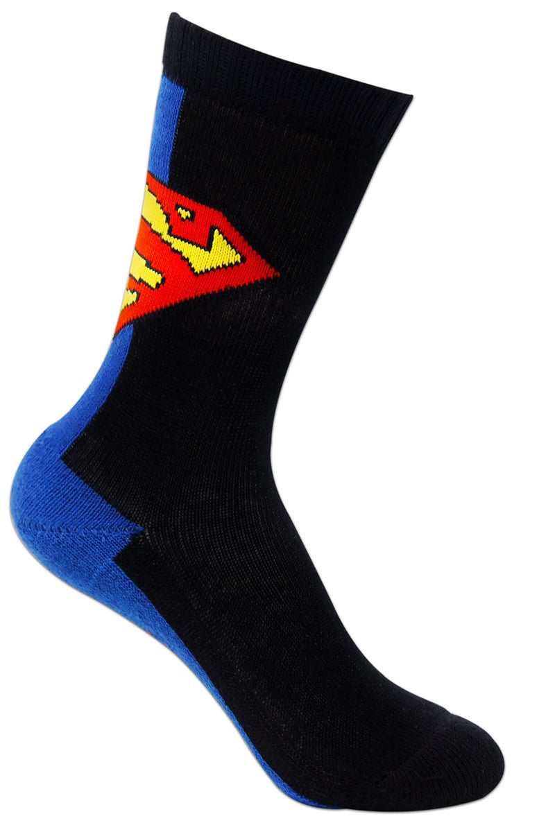 BALENZIA Justice League Kids Crew Socks - Superman, Batman, Green Lantern - Pack of 3 - Image 4