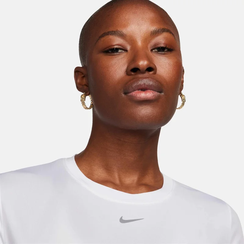 Nike White Women's One Classic Dri-FIT Training T-Shirt for Women | Best Price UAE
