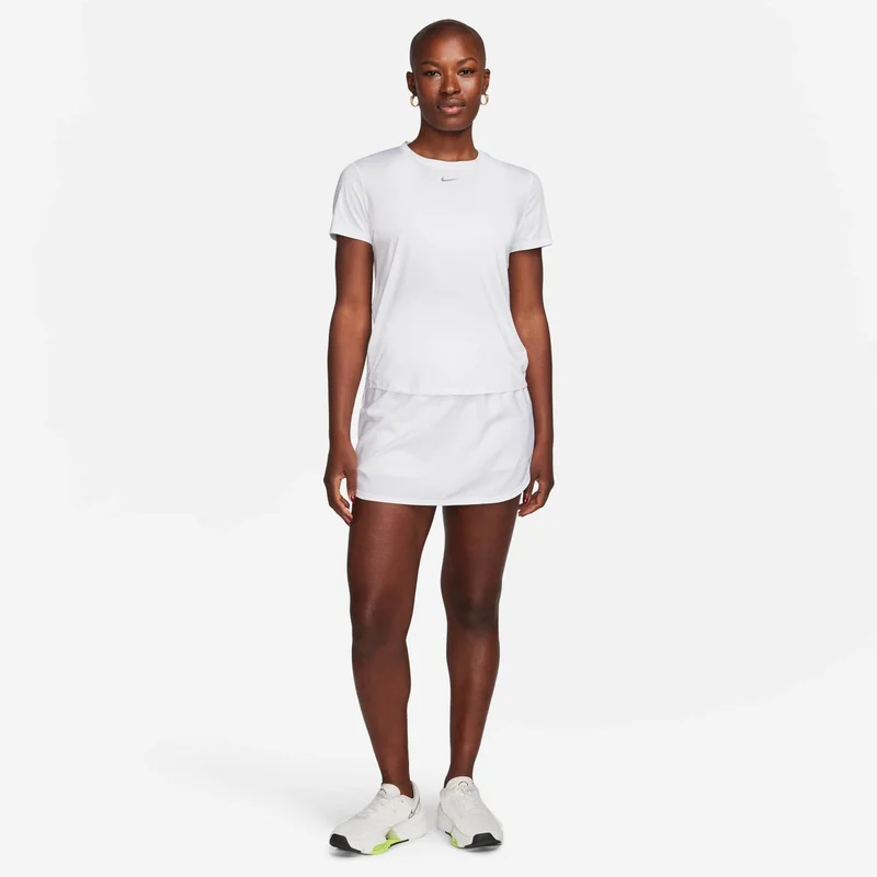 Nike White Women's One Classic Dri-FIT Training T-Shirt for Women | Best Price UAE