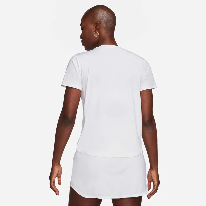 Nike White Women's One Classic Dri-FIT Training T-Shirt for Women | Best Price UAE
