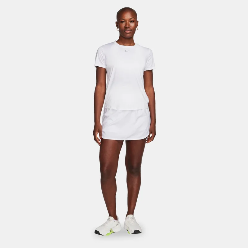 Nike White Women's One Classic Dri-FIT Training T-Shirt for Women | Best Price UAE