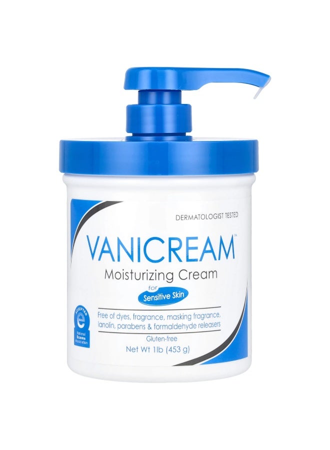 Vanicream, Moisturizing Cream, For Sensitive Skin, 1 lb (453 g) - Image 1