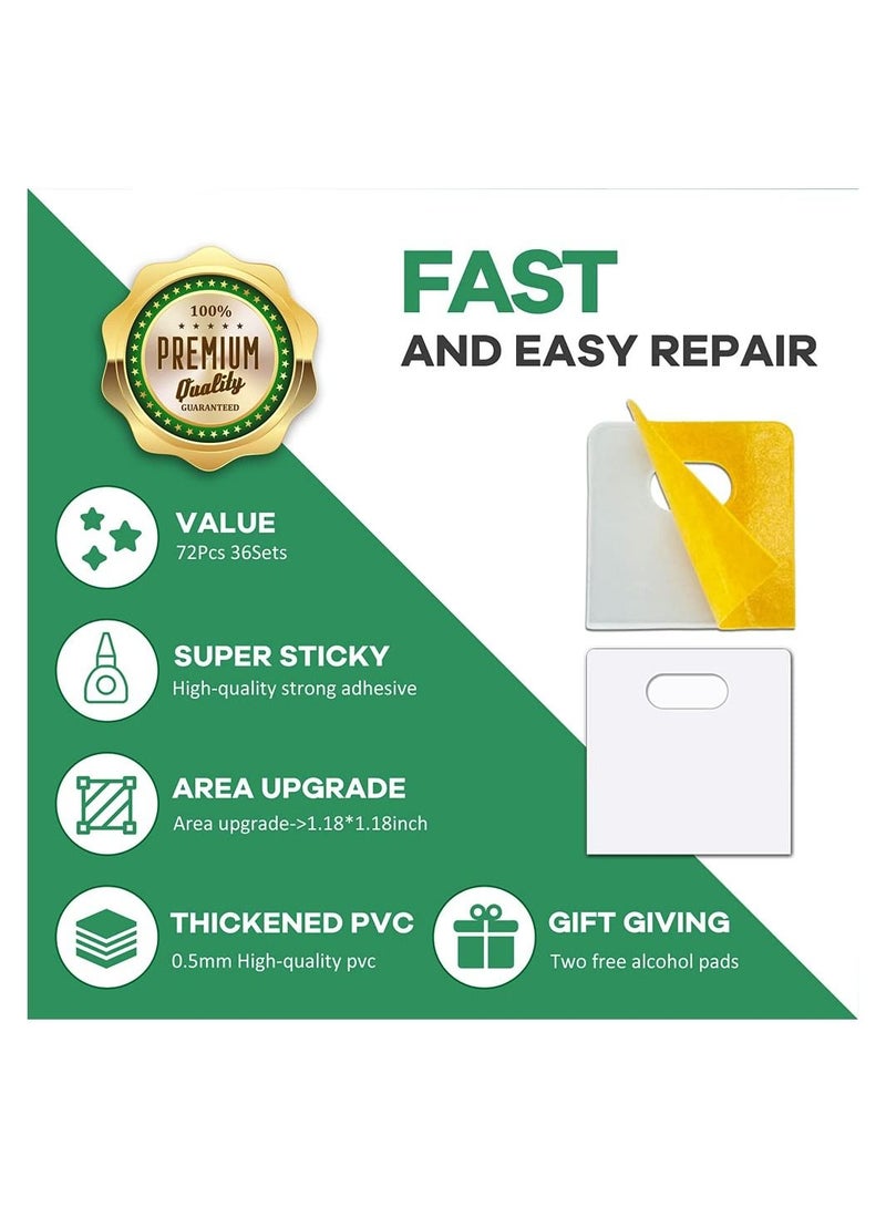 KASTWAVE 50 Pcs Clear Vertical Blind Repair Tabs,  Vane Savers Blind Repair Clips, Transparent Window Blinds Replacement Slats for Fixing Vertical Window Shades Slats - Image 5