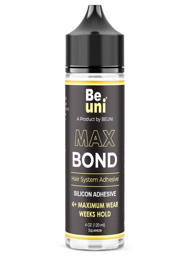 Beuni Max Bond Hair Patch Glue For Men - Super Hold Up To 4+ Weeks | Hair Wig Glue Adhesive | Strong Hold, Water Proof, Skin Friendly | Pack of 1 (120 ML) - Image 1