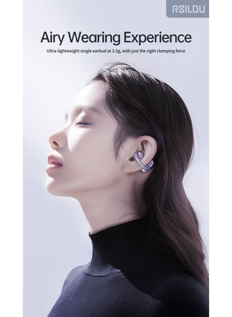 rsilou RSILOU OWS Open-ear Headphones (4.5 hours long-lasting playback) - 10MM Oversized Driver - Image 5