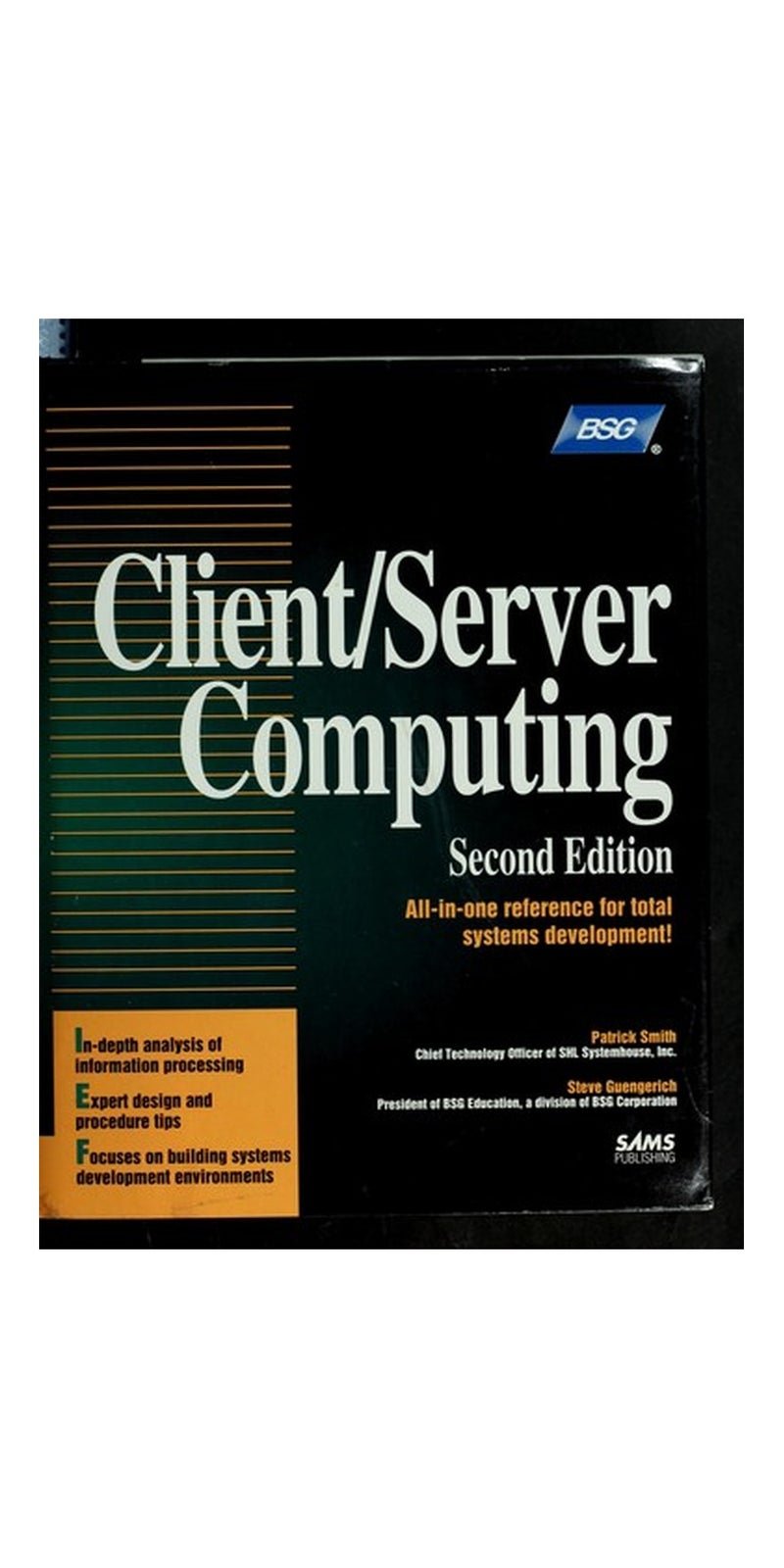 Client/server computing | Authored by Patrick Smith | Paperback | 2nd ed | Published by Sams Pub