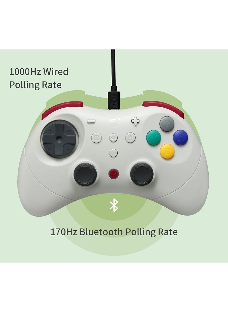 GuliKit Elves 2 Pro Wireless Controller for Nintendo Switch 2 / Switch, Windows PC & Mobile – Hall-Effect Joysticks (Anti-Drift), 1000Hz Wired on PC, 170Hz Low-Latency Bluetooth, Maglev HD Rumble, Gyro, Turbo, Carry Case. - Image 3