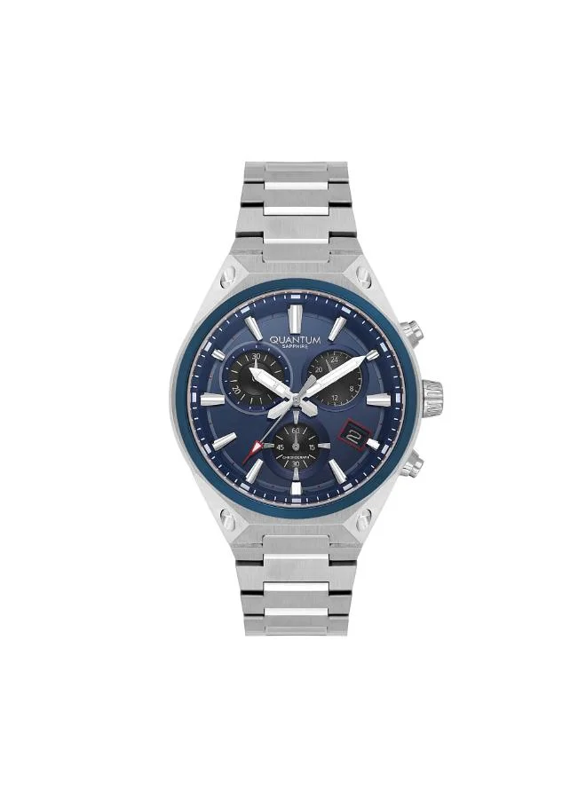 كوانتوم Men's Metal Chronograph Watch HNG1172.390 - 45 mm