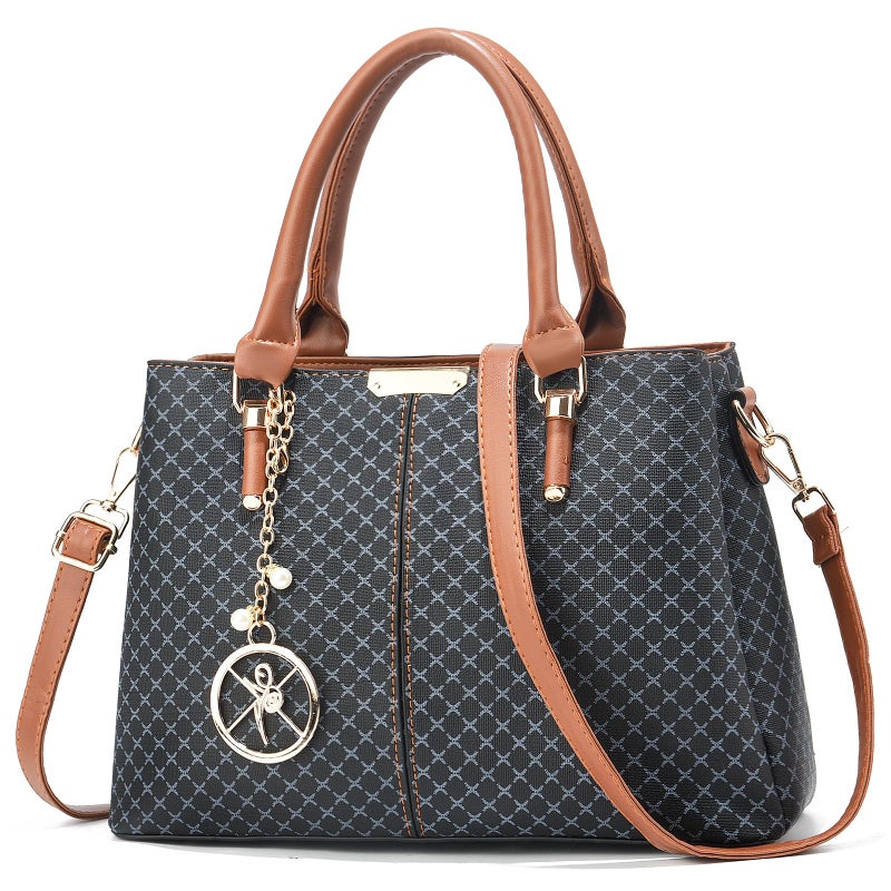 KURGOOL Purse and Handbags for Women, 3 Zip Compartments Tote Bag Designer Shoulder Purse Top Handle Satchel Bags - Image 1