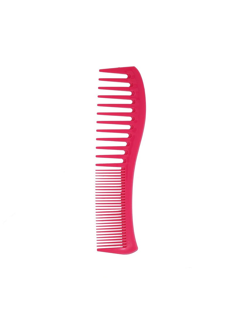 Allegro Combs Allegro Combs 1001 Wide Tooth Teasing Shampoo Hair Combs Space Tooth Barber Curly Wavy Hair Parting Stylist Detangler Wig Combs Flexible Usa 1 Pc Pink 