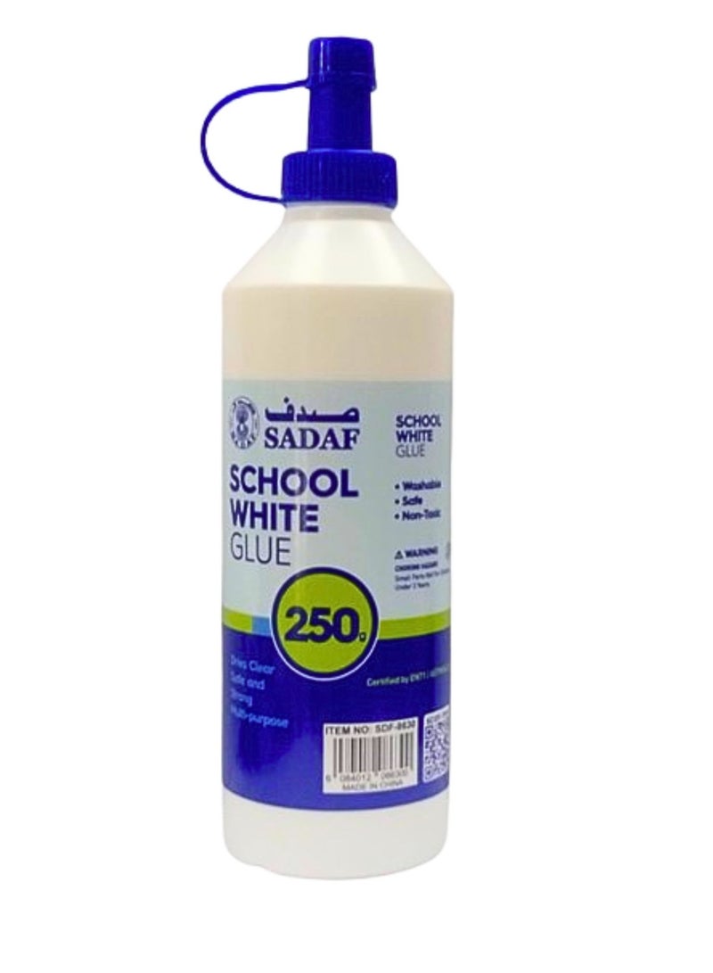 Sadaf White Glue 250g Dries Clear Safe And Strong Multi purpose 1-Pieces - Image 2