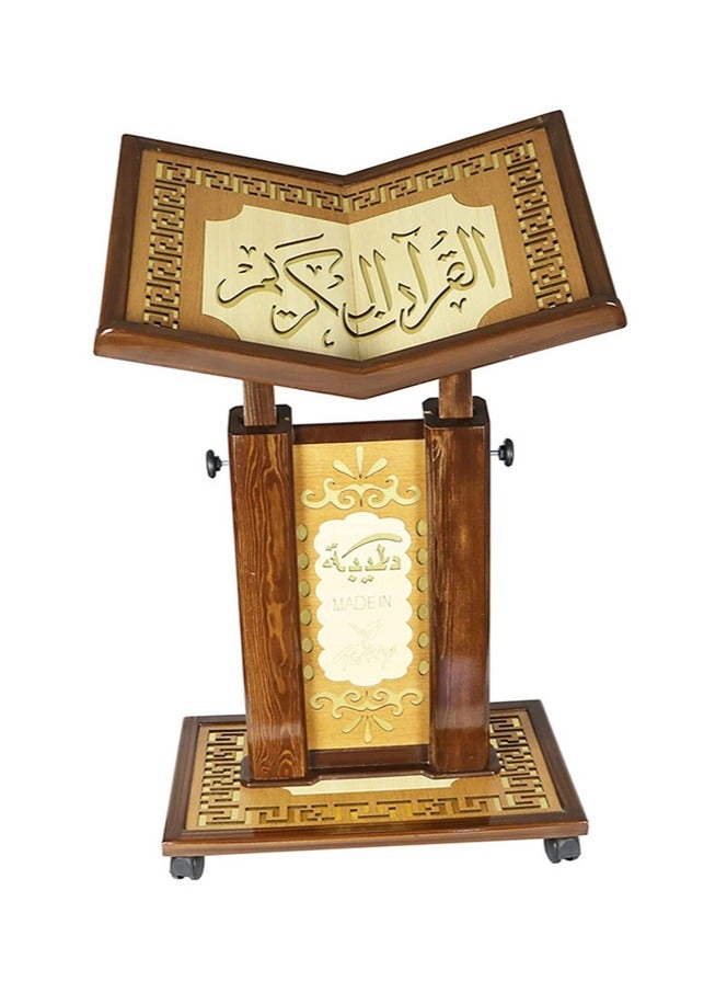 ريبنيو قاعدة  مصحف خشبي متين عالي الجودة حجم كبير  - Image 3