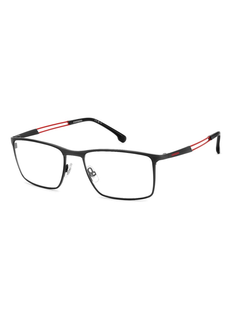 Carrera Men's  Rectangular Shape Stainless Steel Sunglasses Carrera 8898  38 - Lens Size: 38.1 Mm - Mt Blk Rd  - Image 1
