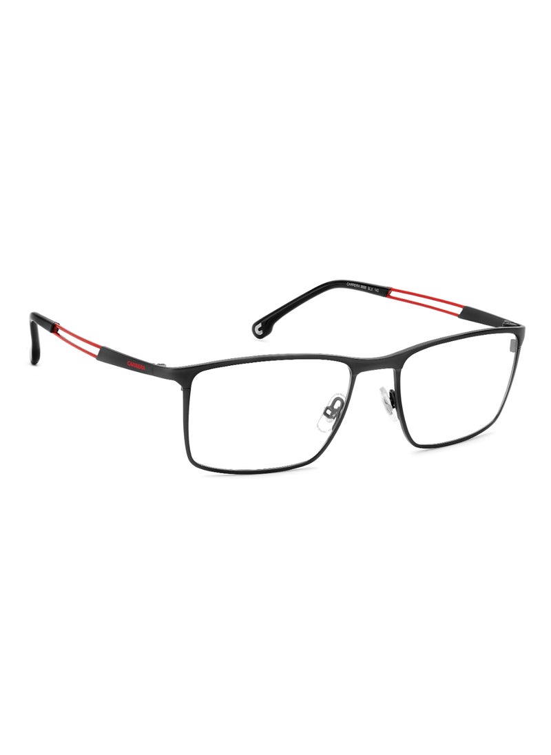 Carrera Men's  Rectangular Shape Stainless Steel Sunglasses Carrera 8898  38 - Lens Size: 38.1 Mm - Mt Blk Rd  - Image 2
