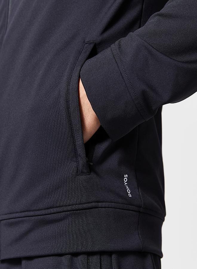 DECATHLON Men's Breathable Slim-Fit Zipped Fitness Tracksuit - Image 3