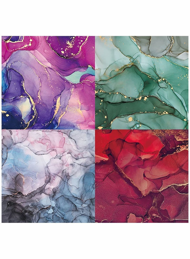 SYOSI 24 Sheets Scrapbook Paper Set, 6*6in Cardstock Pads, Single Sided Decorative Craft Paper for Order Scrap DIY Photo Albums, Writing, Card Making - Image 5