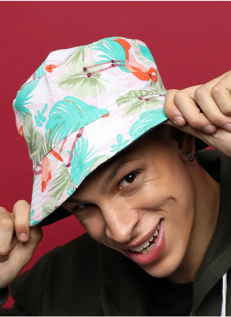Haute Sauce Multi Color Floral Bucket Hat