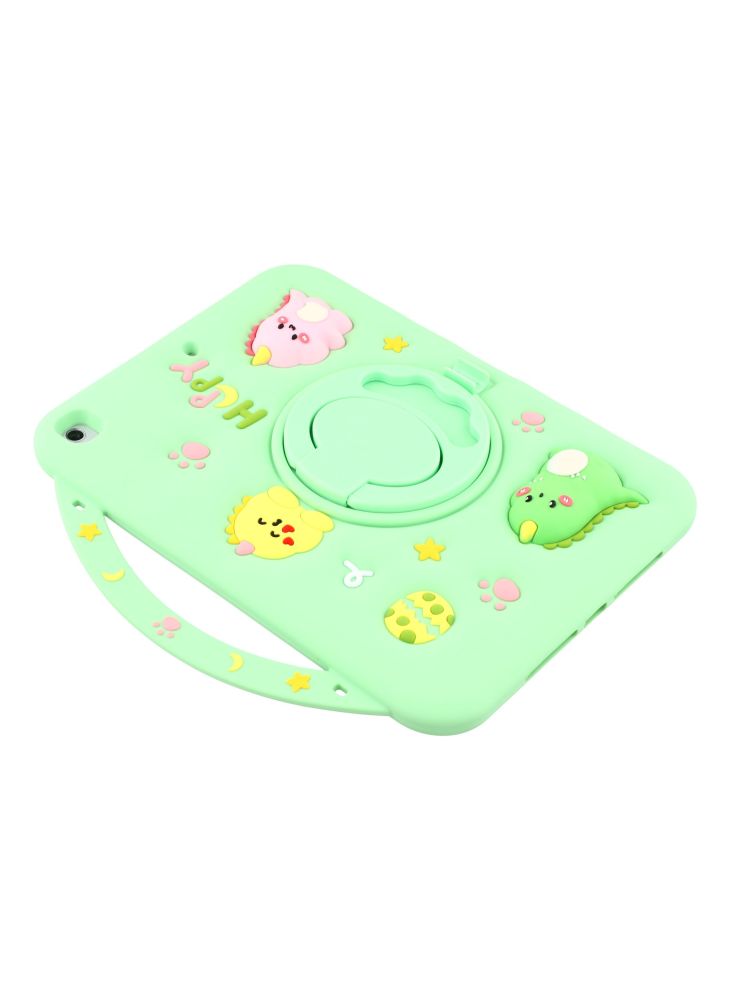 Silicone Case for iPad 10.2 (2021)/(2020)/(2019)/iPad Air 10.5 inch (2019)/Pro 10.5-inch (2017) Rotating Kickstand Hand Grip Cute Tablet Cover - Image 5