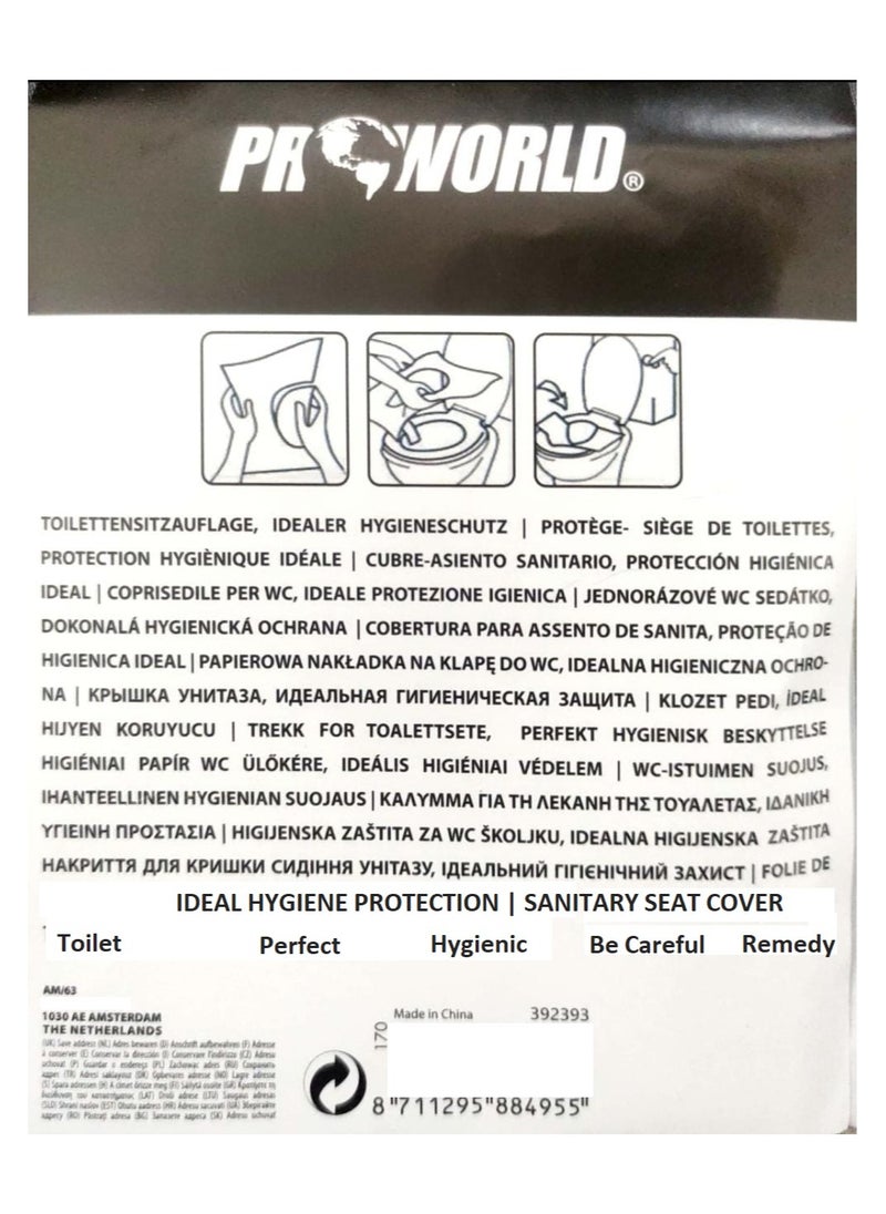PR WORLD Paper Toilet Seat Covers  - Image 4