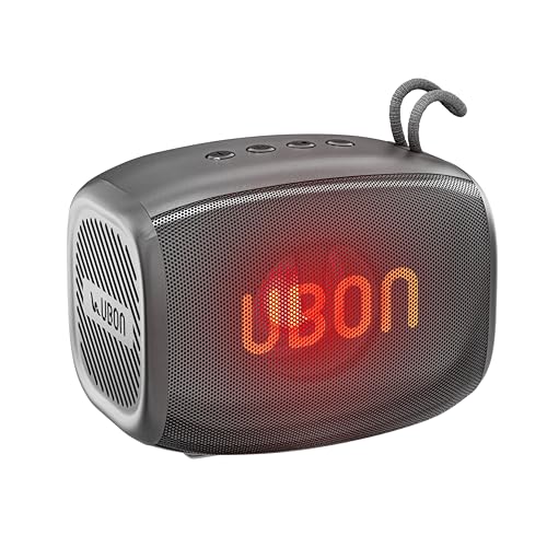 UBON Yodha SP-42, 10 watt Portable Bluetooth Speaker, 10 Hours Long Playtime, RGB Lights, Multiple Connectivity Wireless Party Speaker (Black) - Image 1
