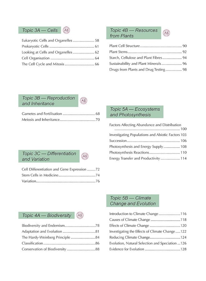 A-Level Biology: Edexcel A Year 1 & 2 Complete Revision & Practice with Online Edition - Image 4