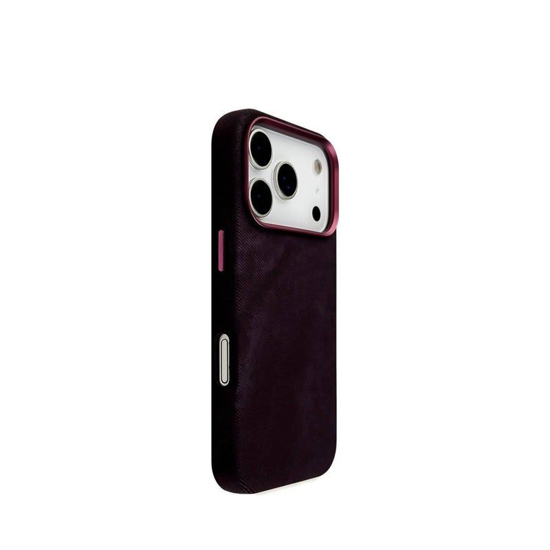 BB Protective Case, Purple, Shockproof Cover for iPhone 17 / 17 Air / 17 Pro / 17 Pro Max, Drop Protection, Flannel Texture - Image 1