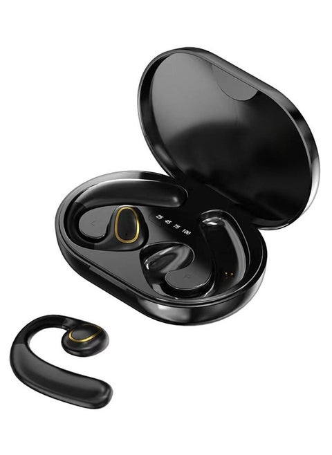 Bluetooth Earphone Neck Sport Wireless Headset Black