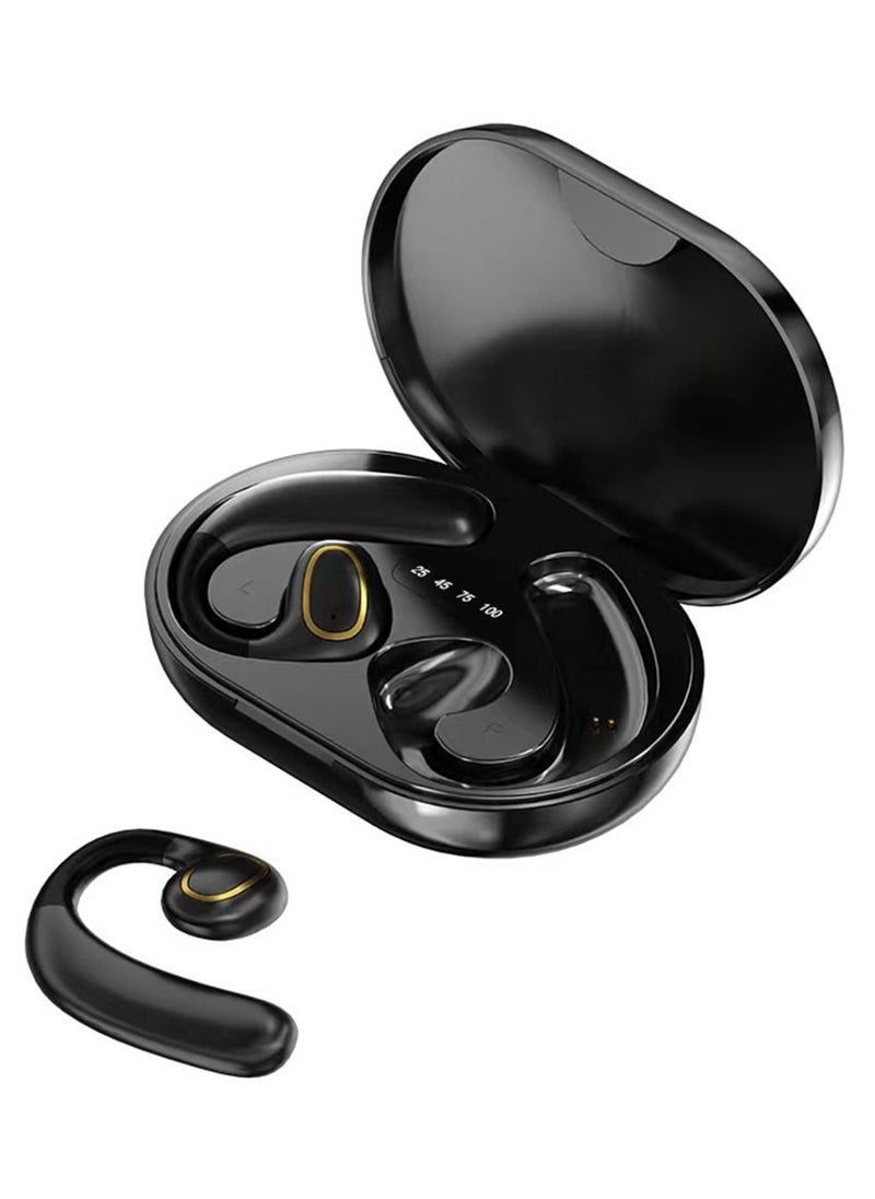Bluetooth Earphone Neck Sport Wireless Headset Black