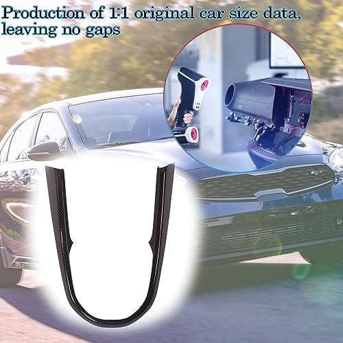 MUXEE Inner Center Console Gear Shift Panel Cover Trim for Kia Forte K3 2019 2020 2021 2022 2023 2024 - ABS Carbon Fiber Sport Interior Accessories - Image 5