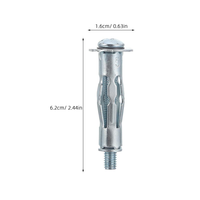 Heavy Duty Hollow Wall Anchors And Screws 5x52mm For Drywall And Hollow Brick - Image 3
