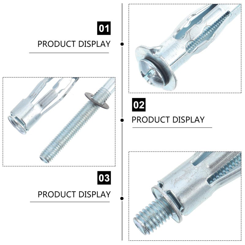 Heavy Duty Hollow Wall Anchors And Screws 5x52mm For Drywall And Hollow Brick - Image 4