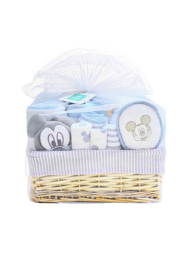 Disney Mickey Mouse Baby Essentials 10-Piece Gift Basket Set - Image 1