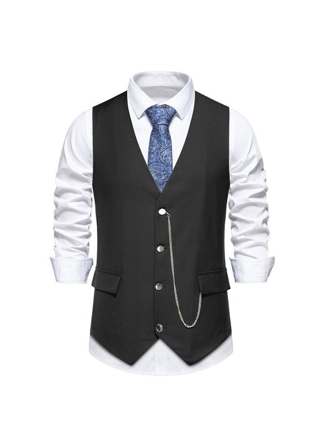 Shougu New Fashionable Casual Men's Suit Vest - Image 1