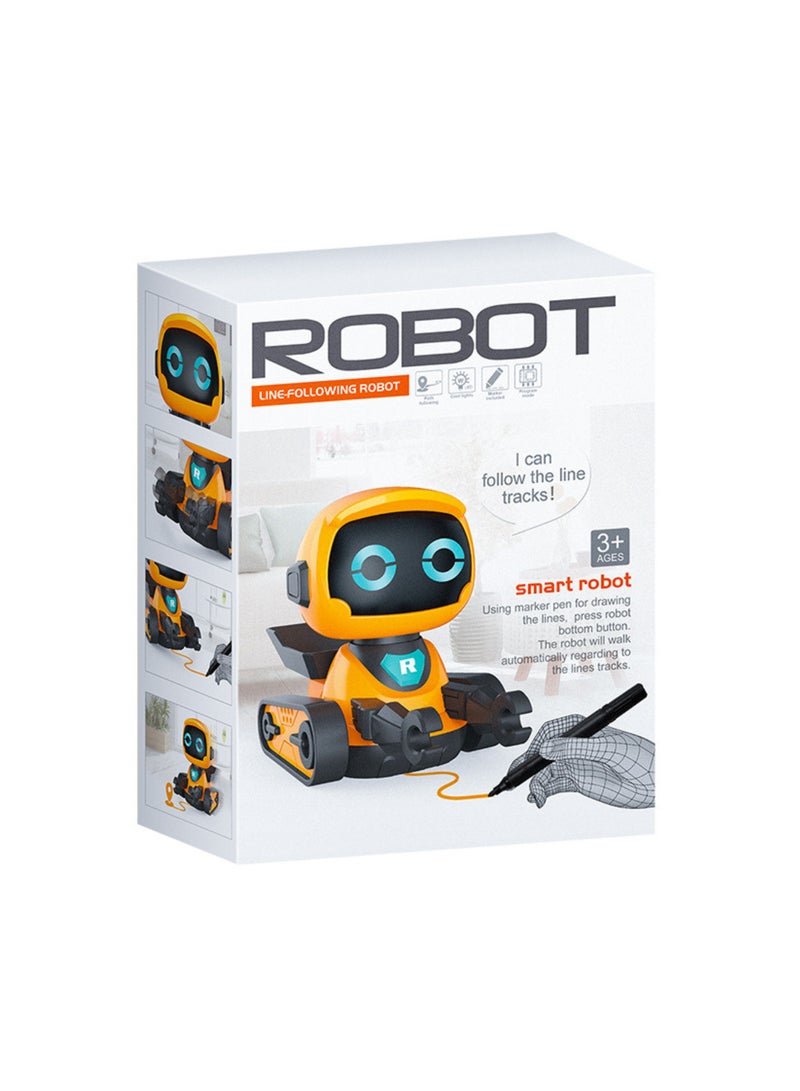 Early education intelligent robot, cute and fun line-drawing robot with sound effects, kid's toy gift  - Image 1