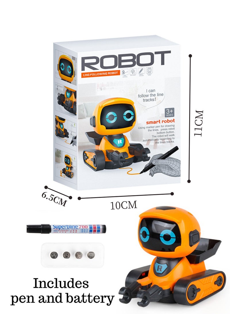 Early education intelligent robot, cute and fun line-drawing robot with sound effects, kid's toy gift  - Image 2