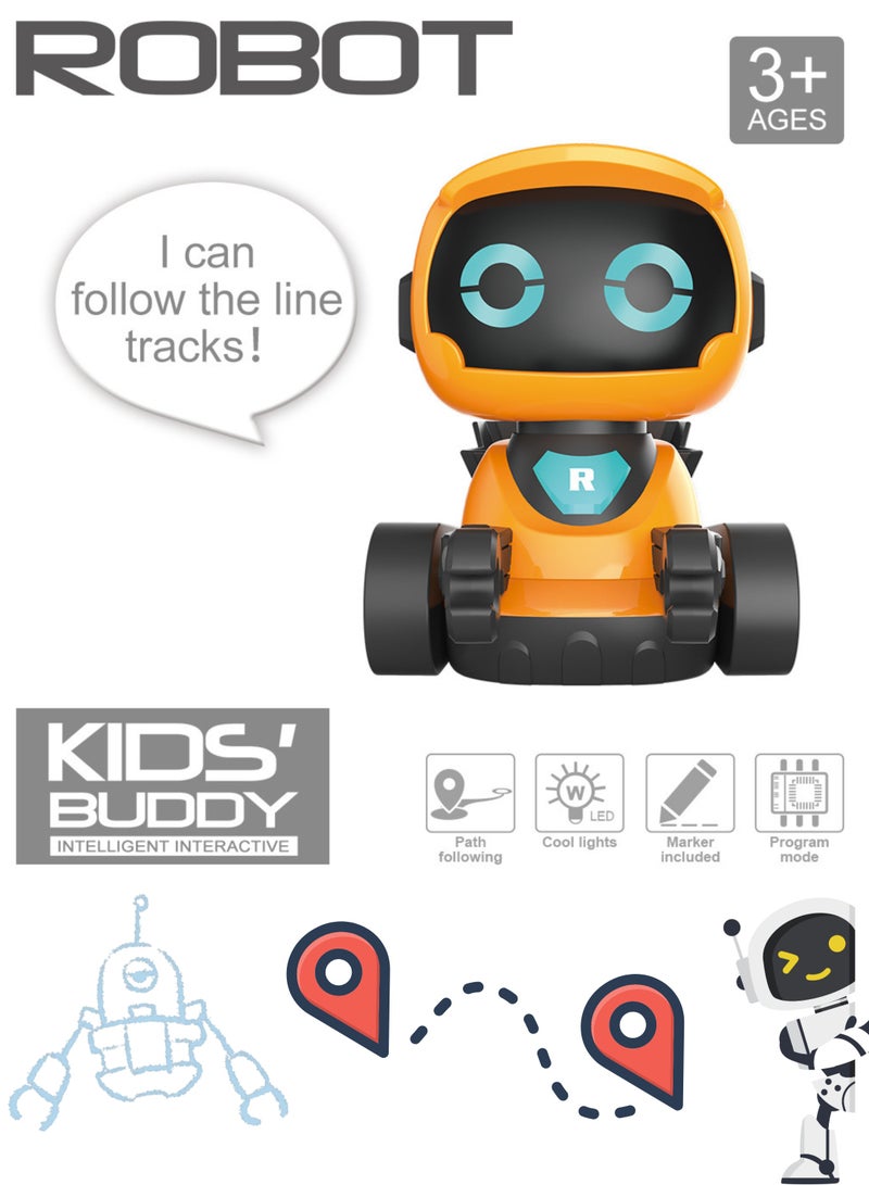 Early education intelligent robot, cute and fun line-drawing robot with sound effects, kid's toy gift  - Image 3