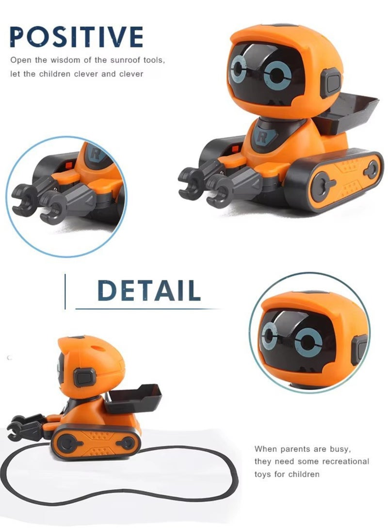 Early education intelligent robot, cute and fun line-drawing robot with sound effects, kid's toy gift  - Image 4