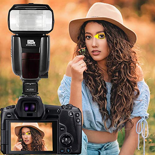 Pixel محول فلاش بيكسل e-TTL مع منفذ PC إضافي لتزامن الفلاش لكاميرات كانون DSLR وفلاشات - Image 5