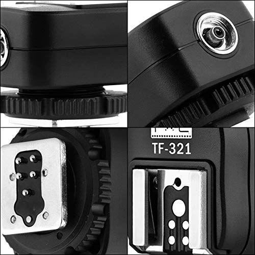 Pixel محول فلاش بيكسل e-TTL مع منفذ PC إضافي لتزامن الفلاش لكاميرات كانون DSLR وفلاشات - Image 2