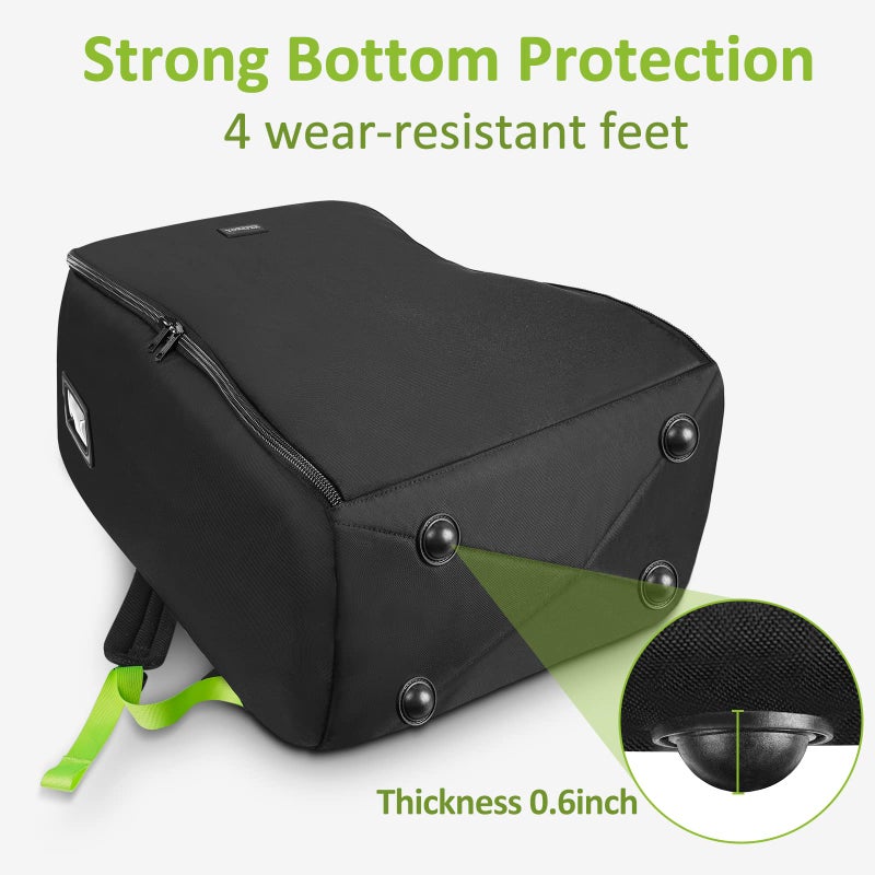 YOREPEK Padded Stroller Bag for Airplane Travel Fits for UPPAbaby MINU,MINU V2,MINU V3, Gate Check Stroller Bag with Large Inner Mesh Pocket, Sturdy Stroller Storage Backpack for Accessories - Image 5