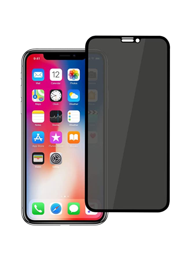 IAF Anti-Spy Privacy Screen Protector Sold 【Store-UAE】, [Full Coverage] [Case Friendly] [Super Clear] Anti-Spy 9H Hardness Tempered Glass Screen Protectors (iPhone XR)