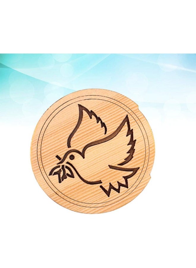 klarako - Guitar Sound Hole Cover Maple Wood Guitar Feedback Buffer Cover Pickup Sound Hole Block For 40 41 V11 Eq Acoustic Folk Guitars (Bird) - Image 1