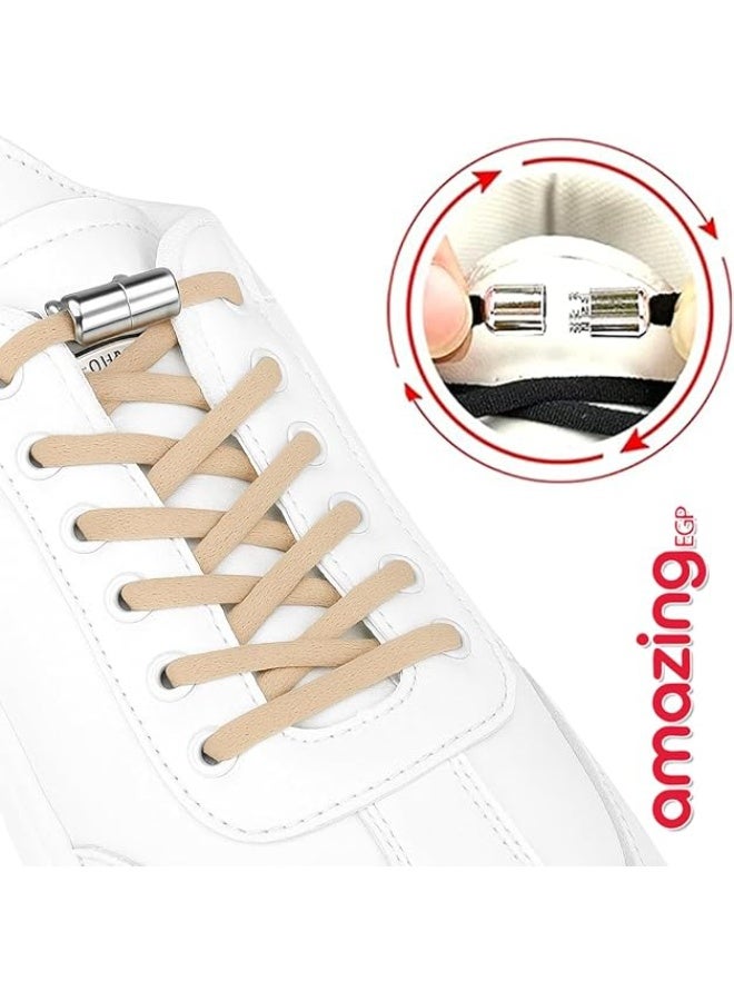 أمازينج. إي جي بي أربطة حذاء مرنة بدون ربط ونظام قفل مغناطيسي، مقاس واحد يناسب الجميع - Image 2