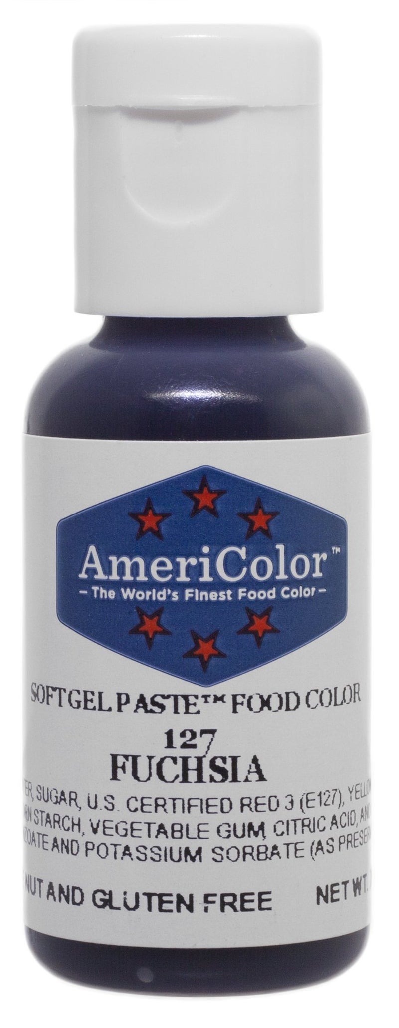 Americolor Soft Gel Paste Food Color 75Ounce Fuchsia Pink