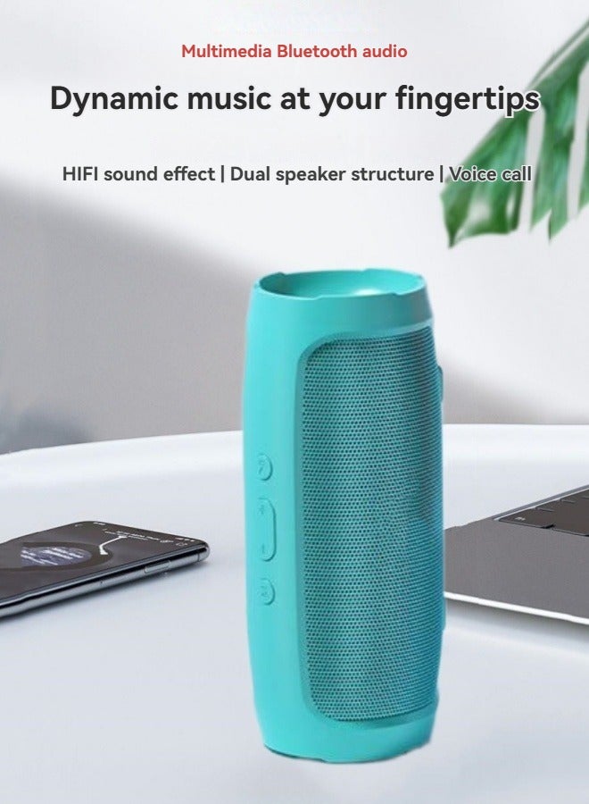 Smart wireless bluetooth speaker outdoor card subwoofer small speaker voice broadcast mini speaker  - Image 1